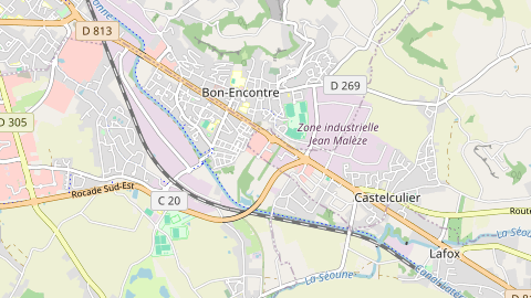 Carte de localisation de l'évènement
