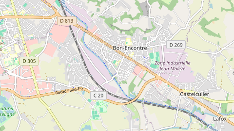 Carte de localisation de l'évènement