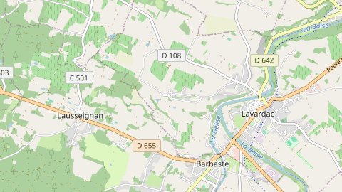 Carte de localisation de l'évènement