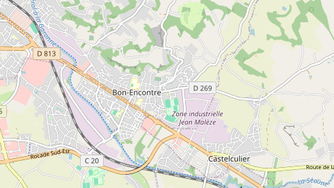 Carte de localisation de l'évènement