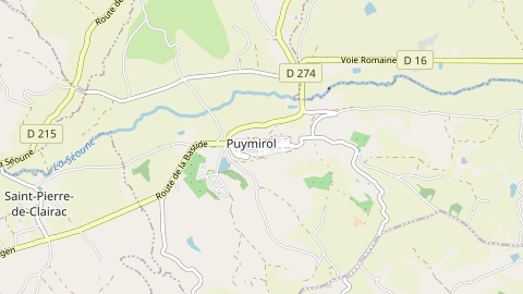 Carte de localisation de l'évènement