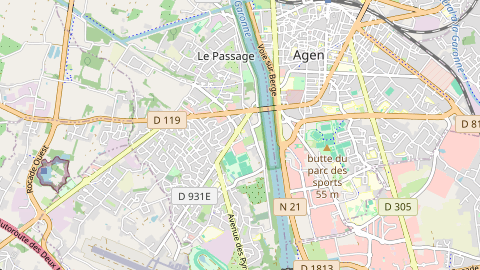 Carte de localisation de l'évènement