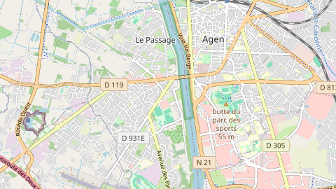 Carte de localisation de l'évènement