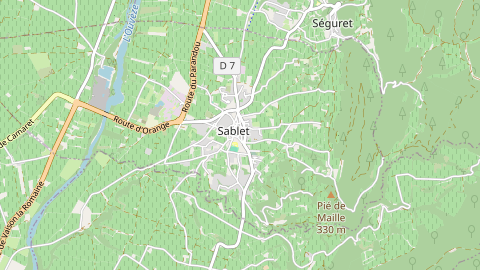 Carte de localisation de l'évènement