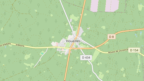 Carte de localisation de l'évènement