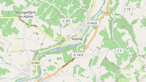 Carte de localisation de l'évènement