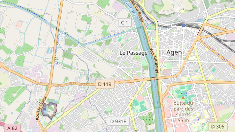 Carte de localisation de l'évènement