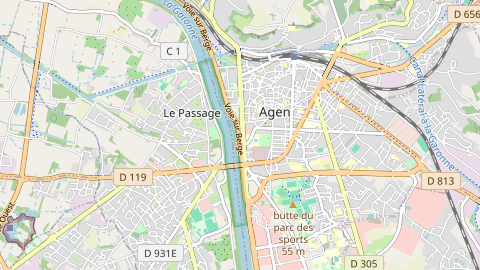Carte de localisation de l'évènement
