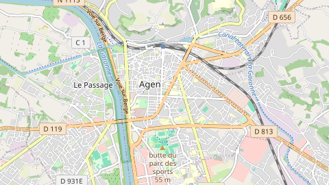 Carte de localisation de l'évènement