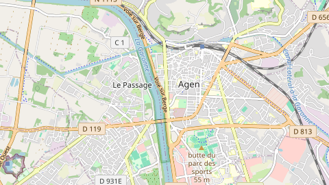 Carte de localisation de l'évènement