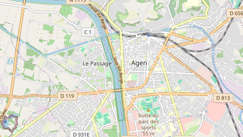 Carte de localisation de l'évènement