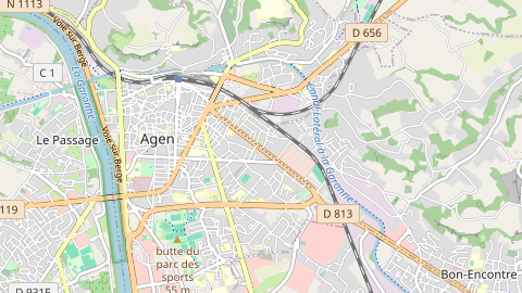 Carte de localisation de l'évènement