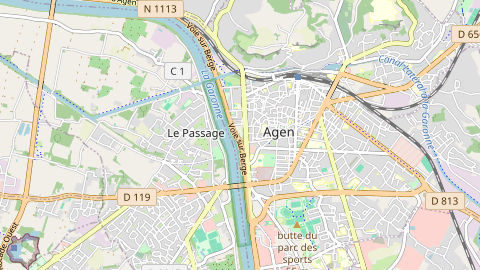 Carte de localisation de l'évènement