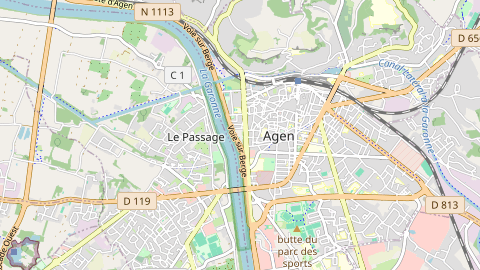 Carte de localisation de l'évènement