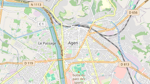 Carte de localisation de l'évènement