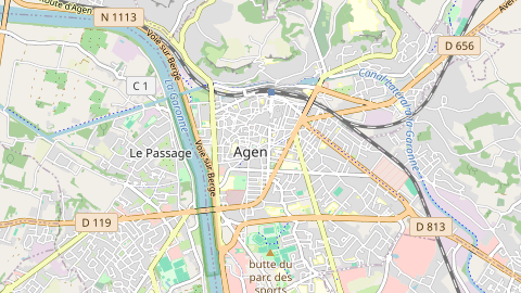 Carte de localisation de l'évènement