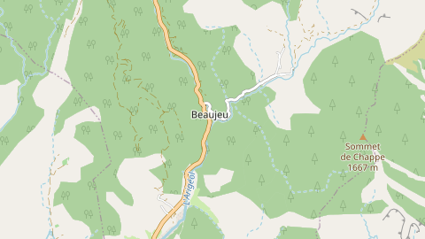 Carte de localisation de l'évènement