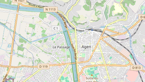 Carte de localisation de l'évènement