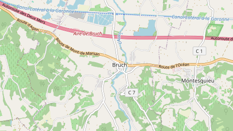 Carte de localisation de l'évènement