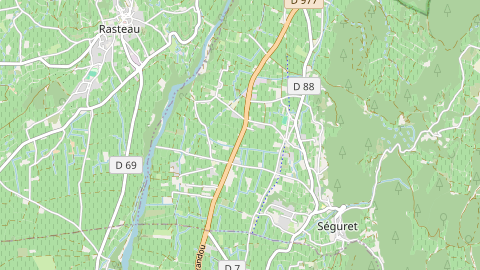 Carte de localisation de l'évènement