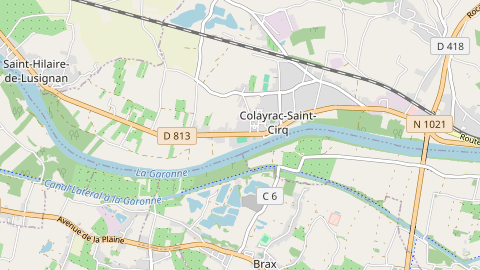 Carte de localisation de l'évènement