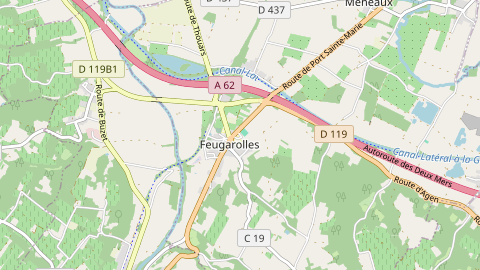 Carte de localisation de l'évènement