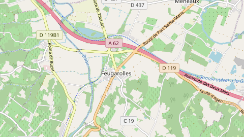 Carte de localisation de l'évènement