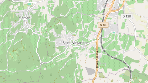 Carte de localisation de l'évènement