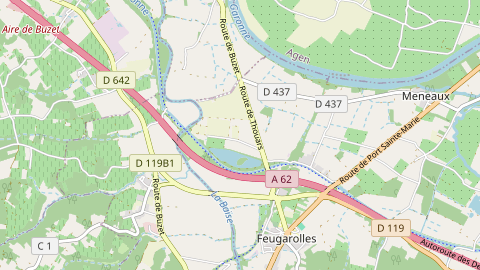 Carte de localisation de l'évènement