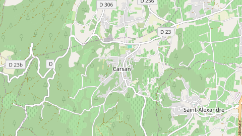 Carte de localisation de l'évènement