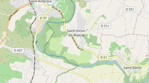 Carte de localisation de l'évènement