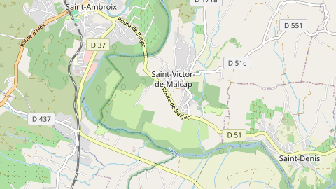 Carte de localisation de l'évènement