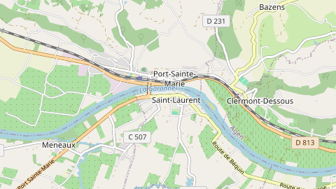 Carte de localisation de l'évènement