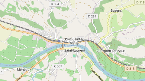 Carte de localisation de l'évènement