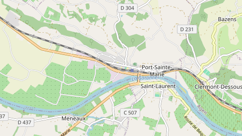 Carte de localisation de l'évènement