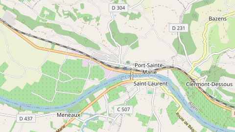 Carte de localisation de l'évènement