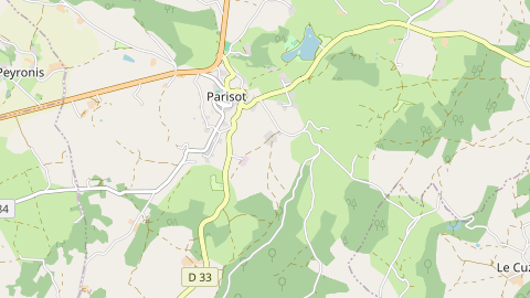 Carte de localisation de l'évènement