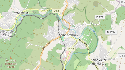 Carte de localisation de l'évènement