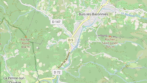 Carte de localisation de l'évènement