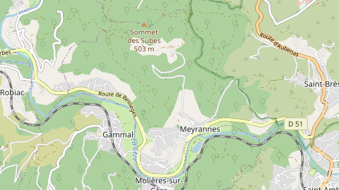 Carte de localisation de l'évènement