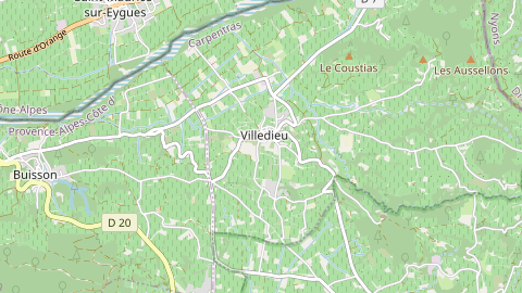 Carte de localisation de l'évènement
