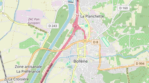 Carte de localisation de l'évènement