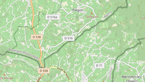 Carte de localisation de l'évènement