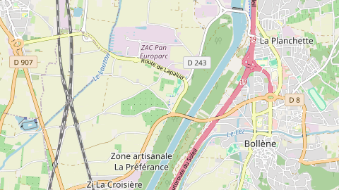 Carte de localisation de l'évènement