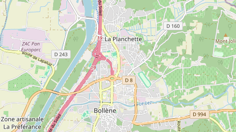 Carte de localisation de l'évènement