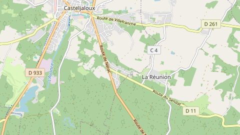 Carte de localisation de l'évènement