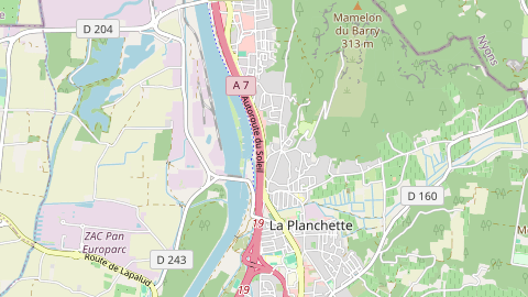 Carte de localisation de l'évènement