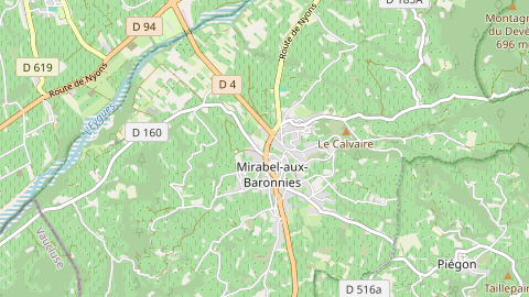 Carte de localisation de l'évènement