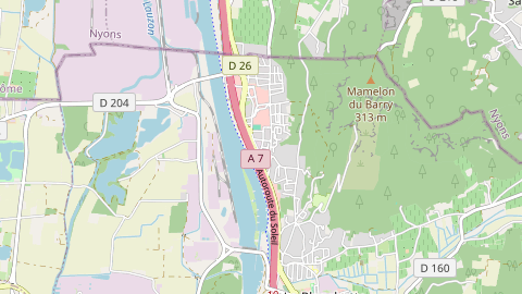 Carte de localisation de l'évènement