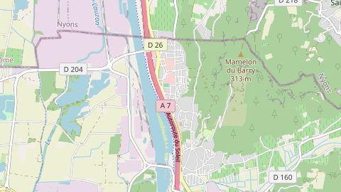 Carte de localisation de l'évènement